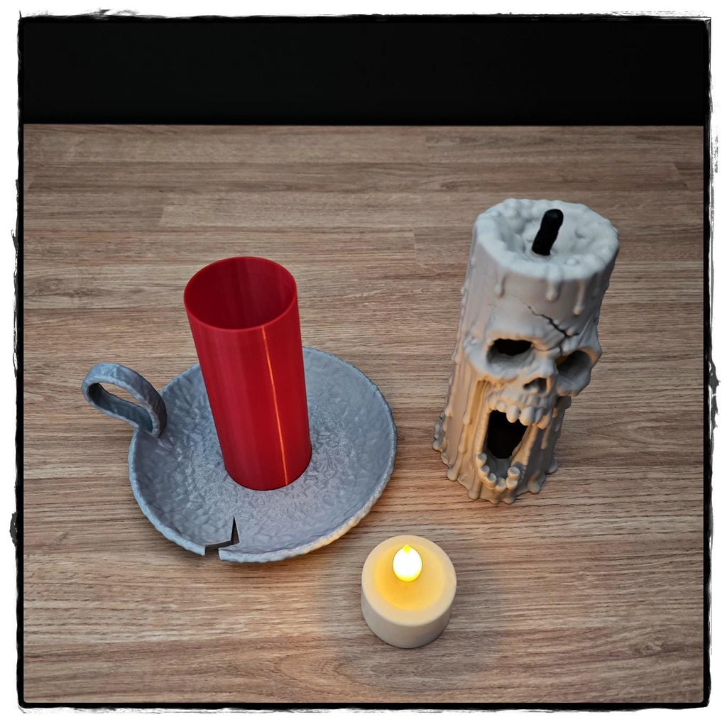 Ash, Dash, and Nash Spooky Candles