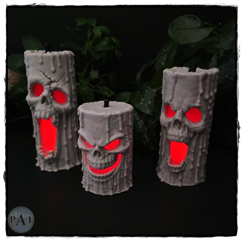 Ash, Dash, and Nash Spooky Candles
