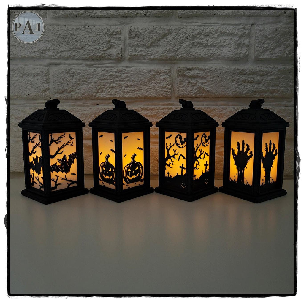 Spooky Halloween Tealight Lanterns
