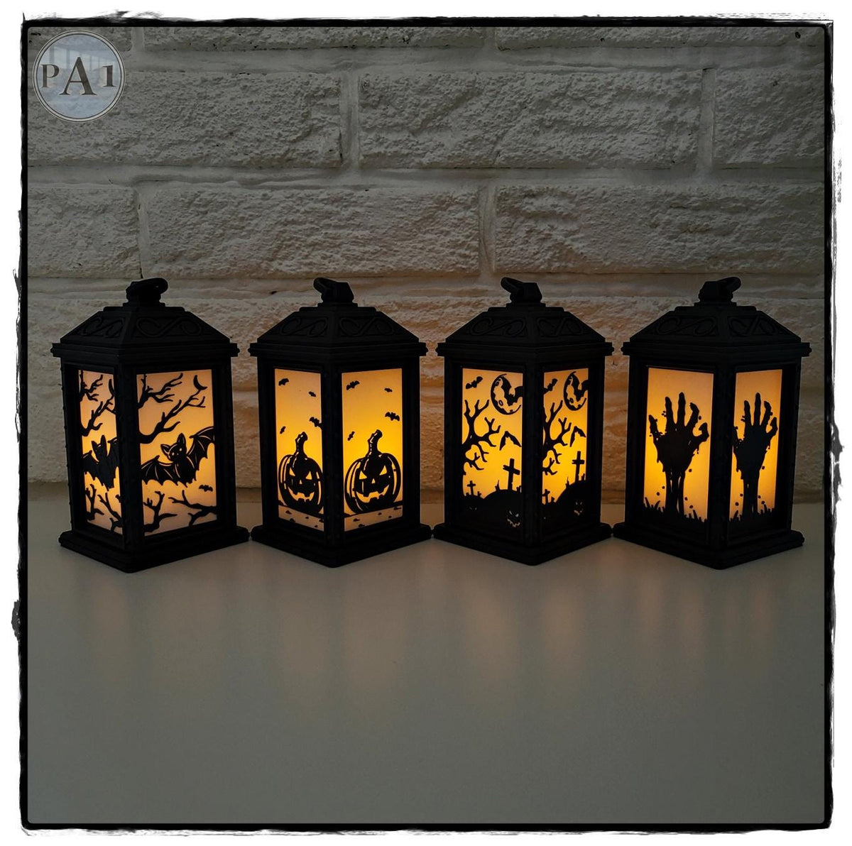 Spooky Halloween Tealight Lanterns