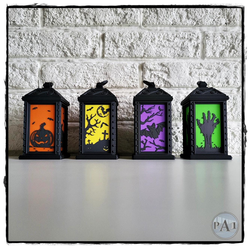 Spooky Halloween Tealight Lanterns