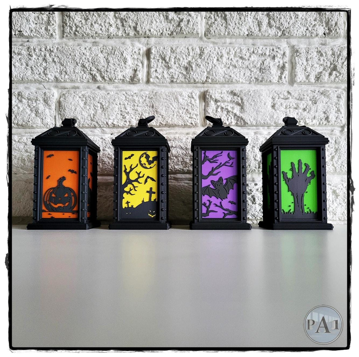Spooky Halloween Tealight Lanterns